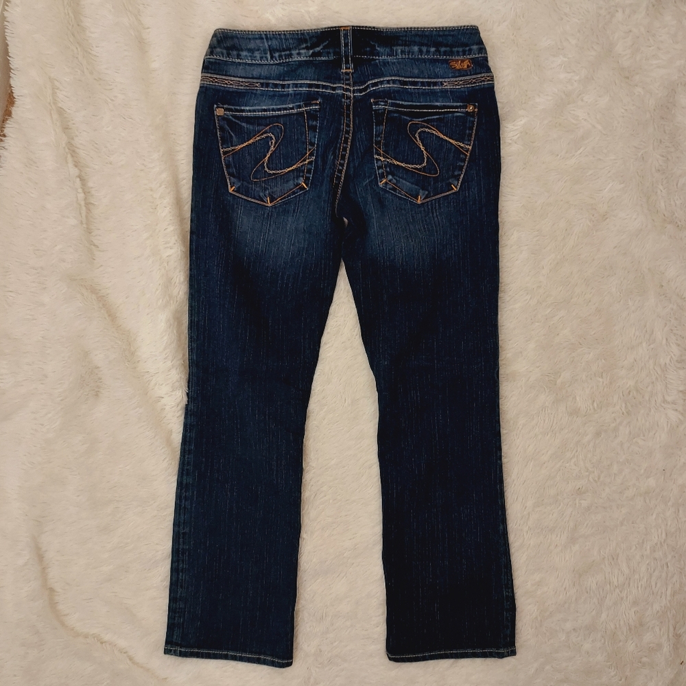 SILVER Jeans Santorini Denim Capri Pants, Size 28 - Picture 3 of 11